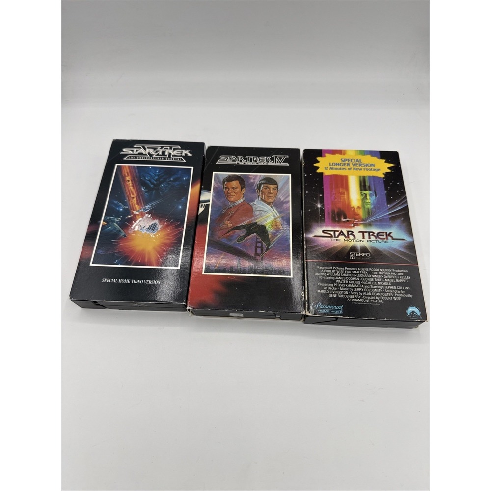 Set Star Trek Motion Picture (VHS, 1996, Longer Version) Voyage Home Undisc Cou